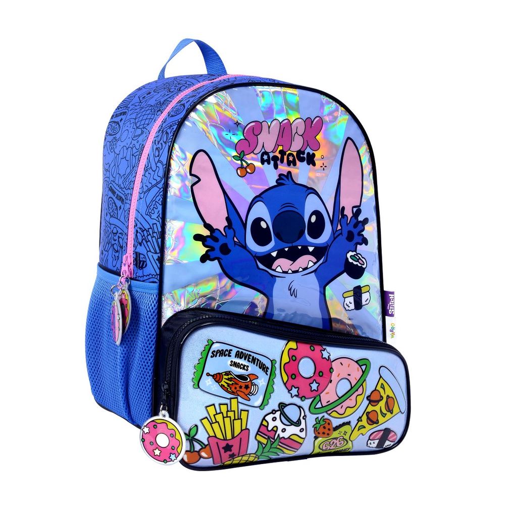 Mochila Stitch Snacks 16 Espalda